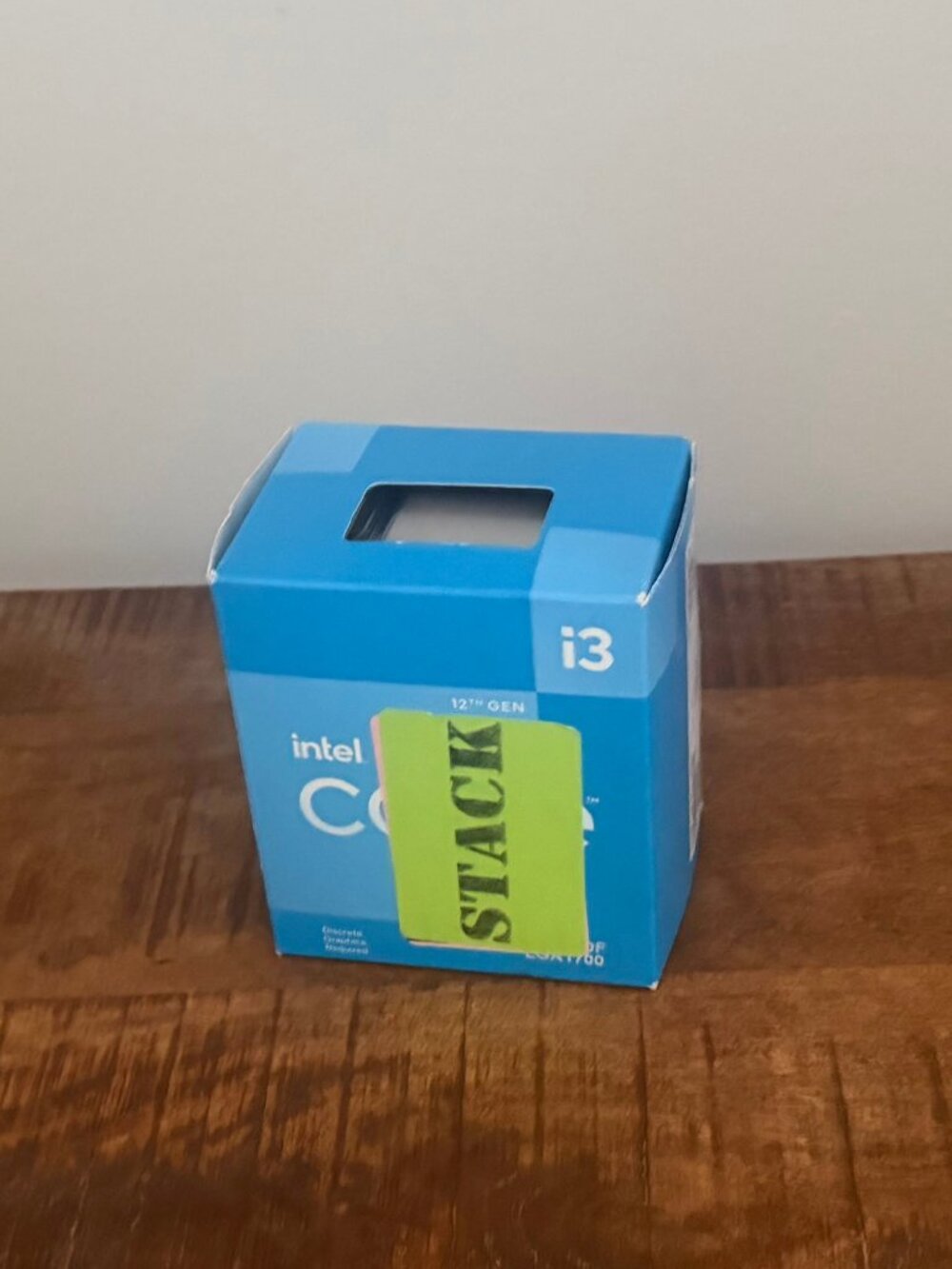 Like new - Intel Core 12th Gen i3-12100F desktop processor